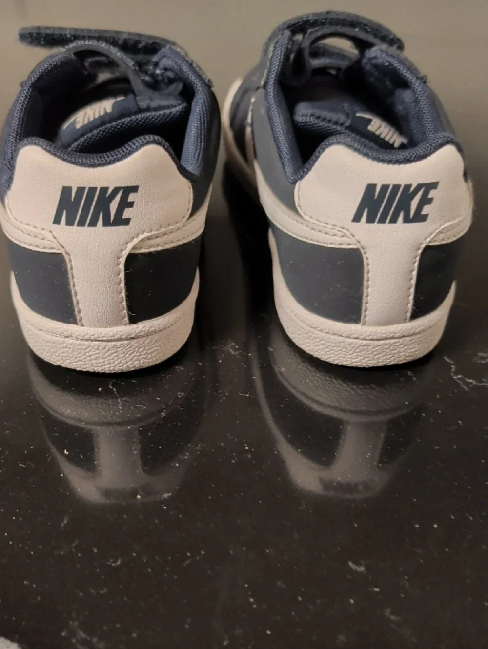 Nike Court Royale TD 'Obsidian White' Sneakers Size 11C Used Exc